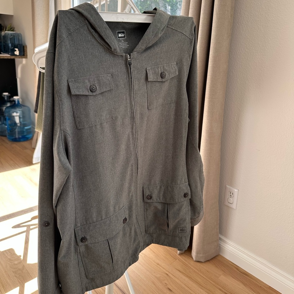 REI Women's Softshell Jacket in Gray
